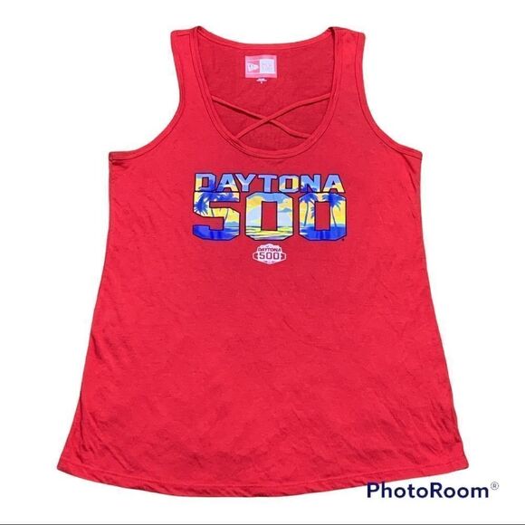 Daytona 500 red graphic tank top - Picture 5 of 7
